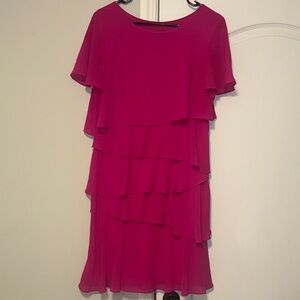 Jessica Howard Pink Layered Dress